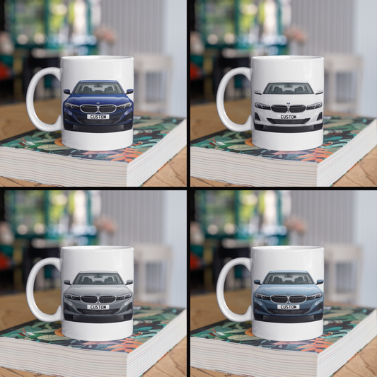 Personalised BMW 3 Series Sport Coffee Mug Gift - Choose Colour - FAST POST