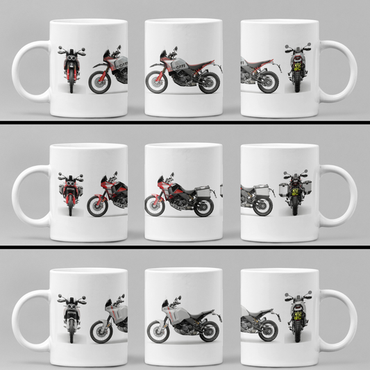 Personalised Ducati DesertX / Rally / Discovery Motorcycle Mug - Choose Model