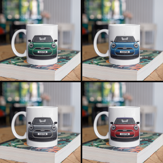 Personalised Mini Cooper S 5 Door Exclusive Coffee Mug Gift - Choose Colour