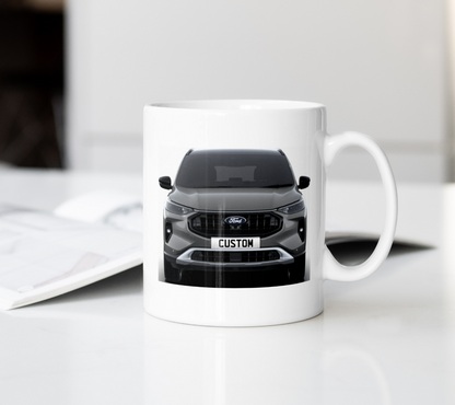 Personalised Ford Kuga Active Coffee Mug Gift - Choose Colour - FAST POST