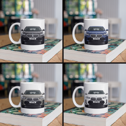 Personalised BMW X6 M Sport Coffee Mug Gift - Choose Colour - FAST POST