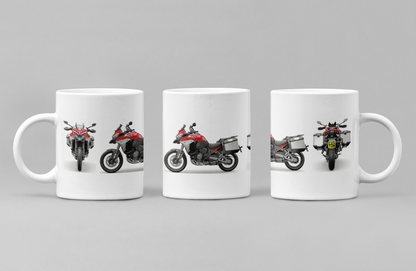 Personalised Ducati Multistrada Motorcycle Coffee Mug - Choose Model & Colour