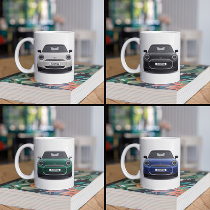 Personalised Mini All Electric Mini Cooper SE Exclusive Mug Gift - Choose Colour