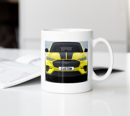 Personalised Ford Mustang Mach-E Rally Pack Mug Gift - Choose Colour - FAST POST