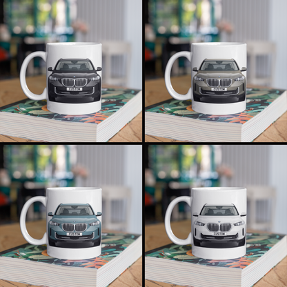 Personalised BMW X5 xLine Coffee Mug Gift - Choose Colour - FAST POST