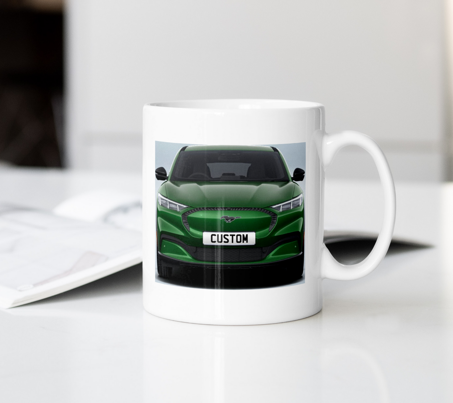 Personalised Ford Mustang Mach-E Select Mug Gift - Choose Colour - FAST POST