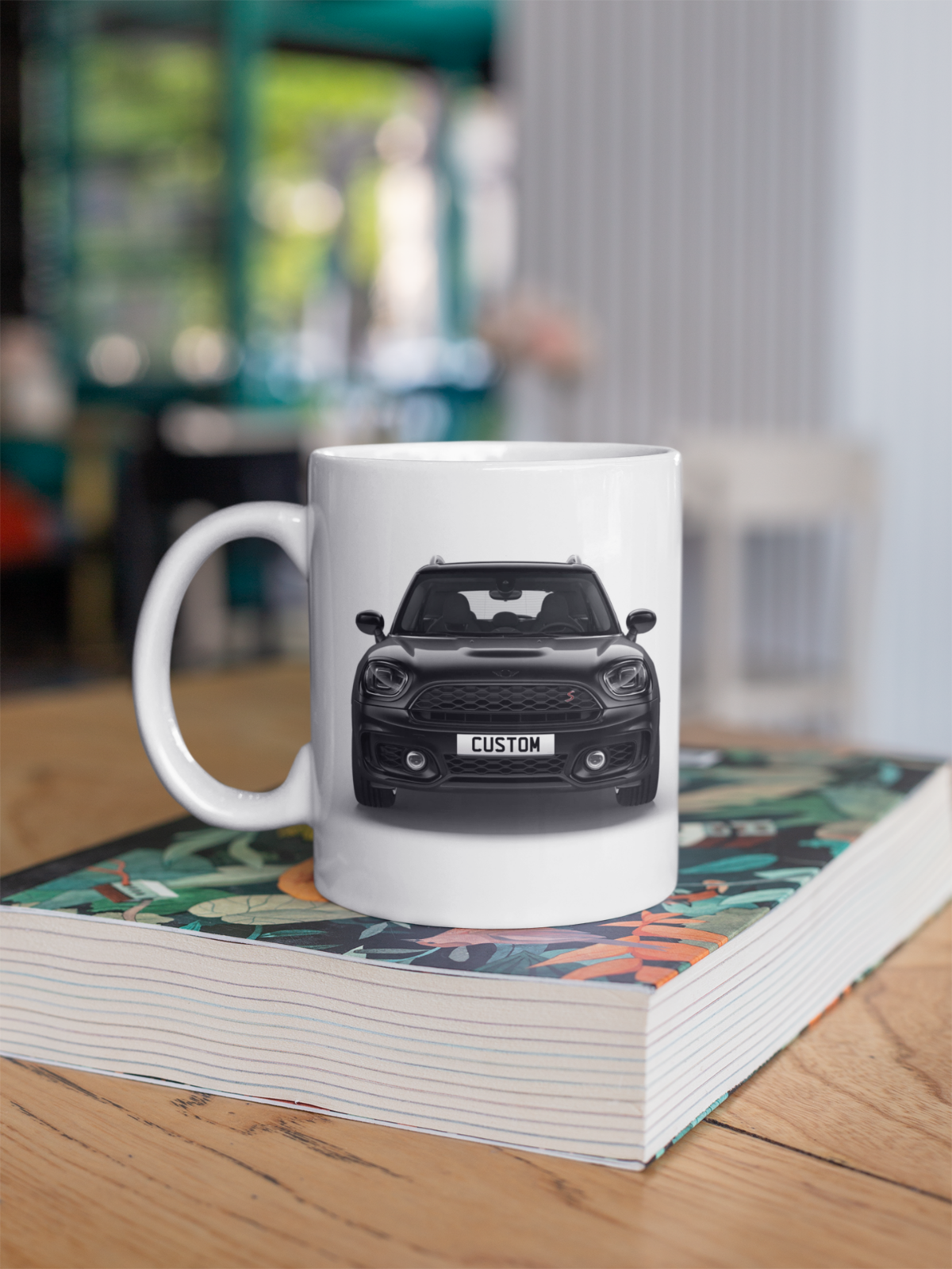 Personalised Mini Countryman Cooper S ALL4 Sport Mug Gift - Choose Colour