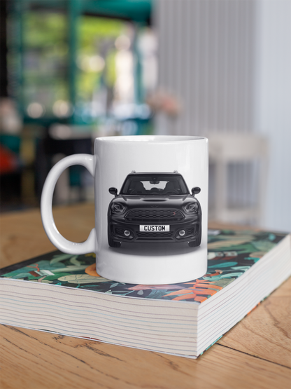 Personalised Mini Countryman Cooper S ALL4 Sport Mug Gift - Choose Colour