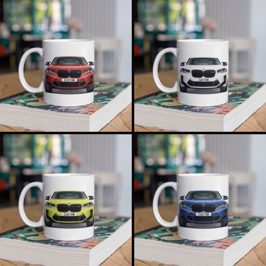 Personalised BMW X4 M Competition Mug Gift - Choose Colour - FAST POST