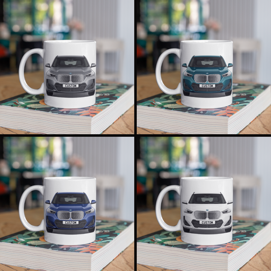 Personalised BMW iX1 M Sport Coffee Mug Gift - Choice Colour - FAST POST