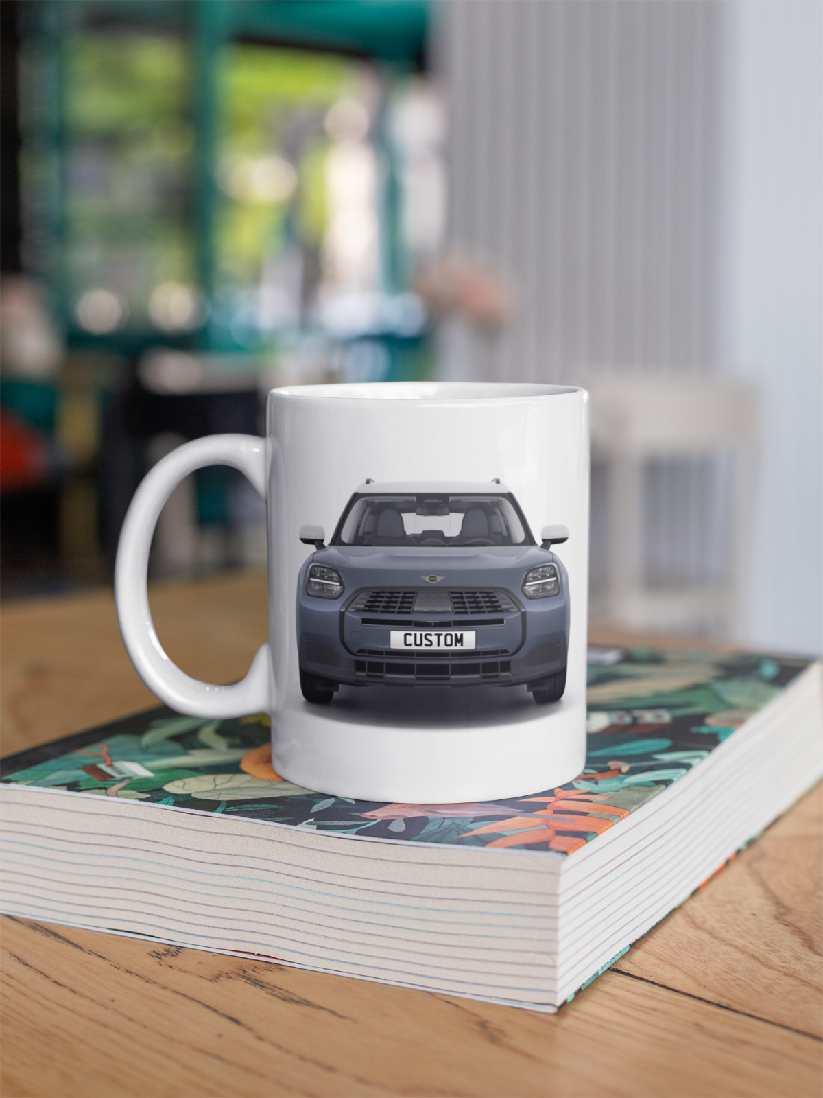 Personalised Mini Countryman C Classic Coffee Mug Gift - Choose Colour