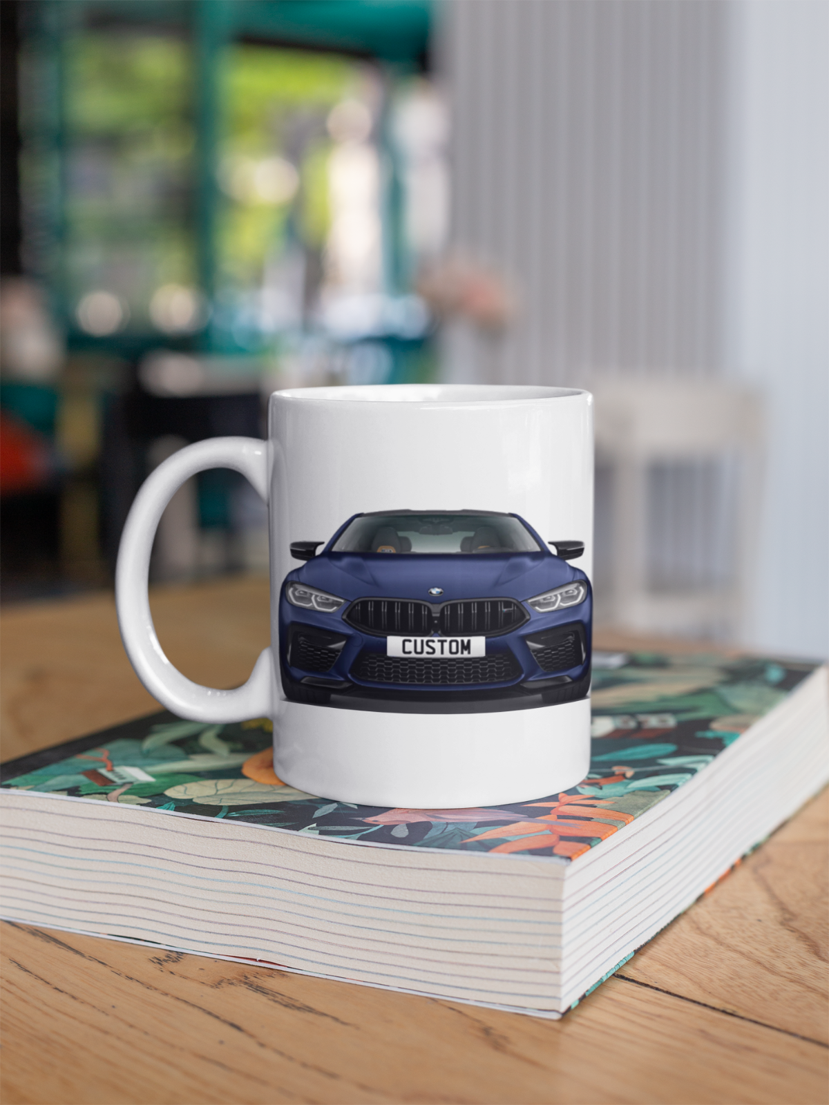 Personalised BMW M8 Coffee Mug Gift - Choose Colour - FAST POST