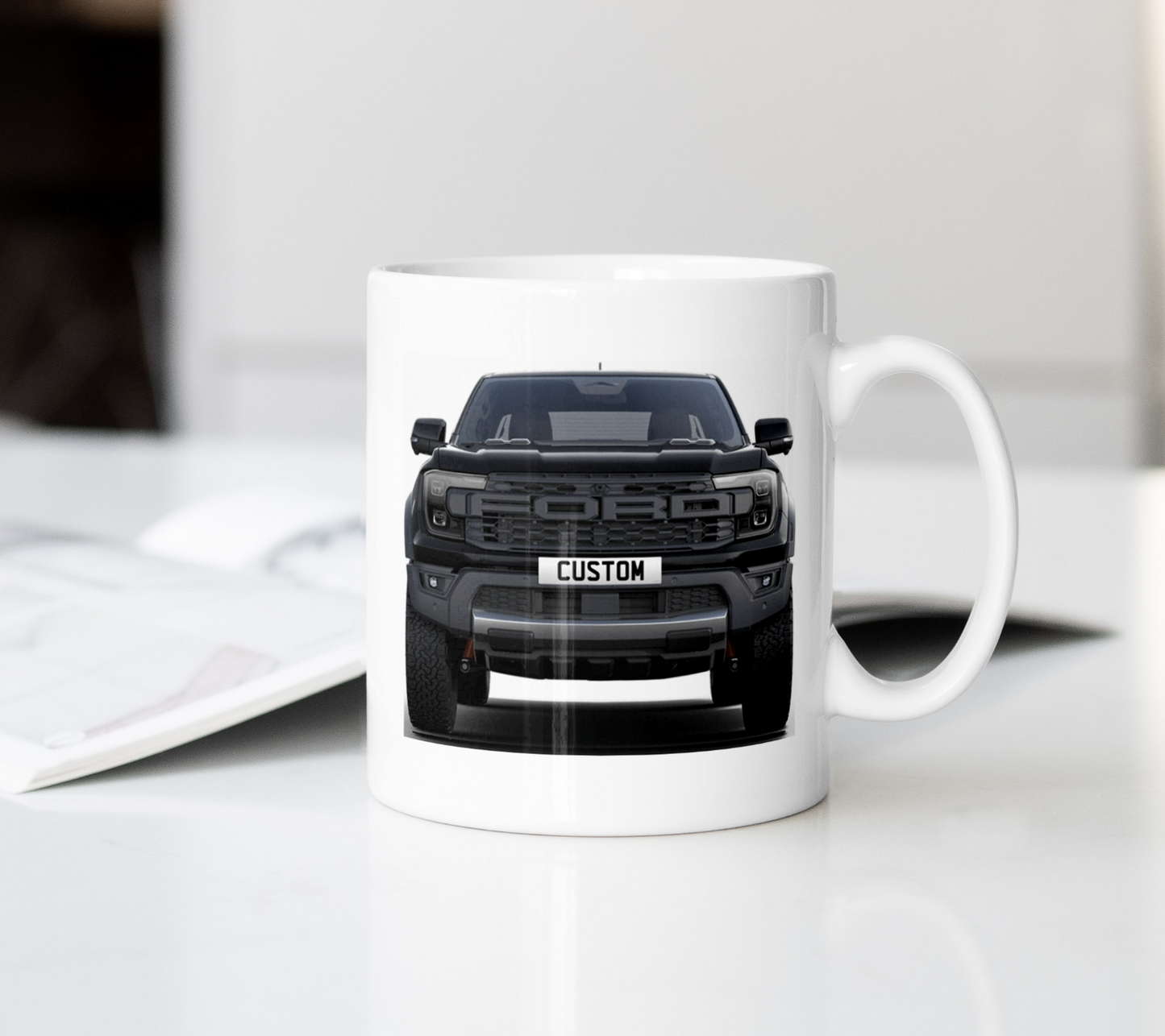 Personalised Ford Ranger Raptor Coffee Mug Gift - Choose Colour - FAST POST
