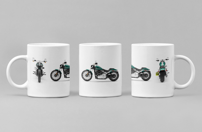 Personalised Harley Davidson Breakout 2024 Motorcycle Coffee Mug - Colour Choice
