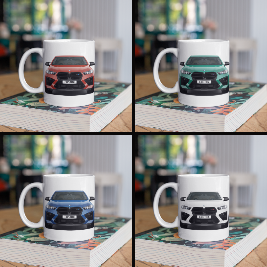 Personalised BMW X6 M Competition Mug Gift - Choose Colour - FAST POST