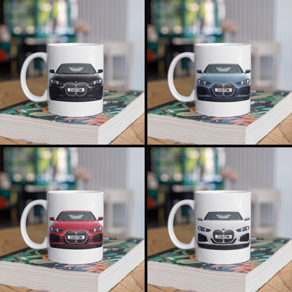 Personalised BMW 4 Series M Sport Mug Gift - Choose Colour - FAST POST