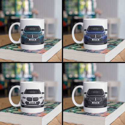 Personalised BMW iX1 M Model Coffee Mug Gift - Choice Colour - FAST POST