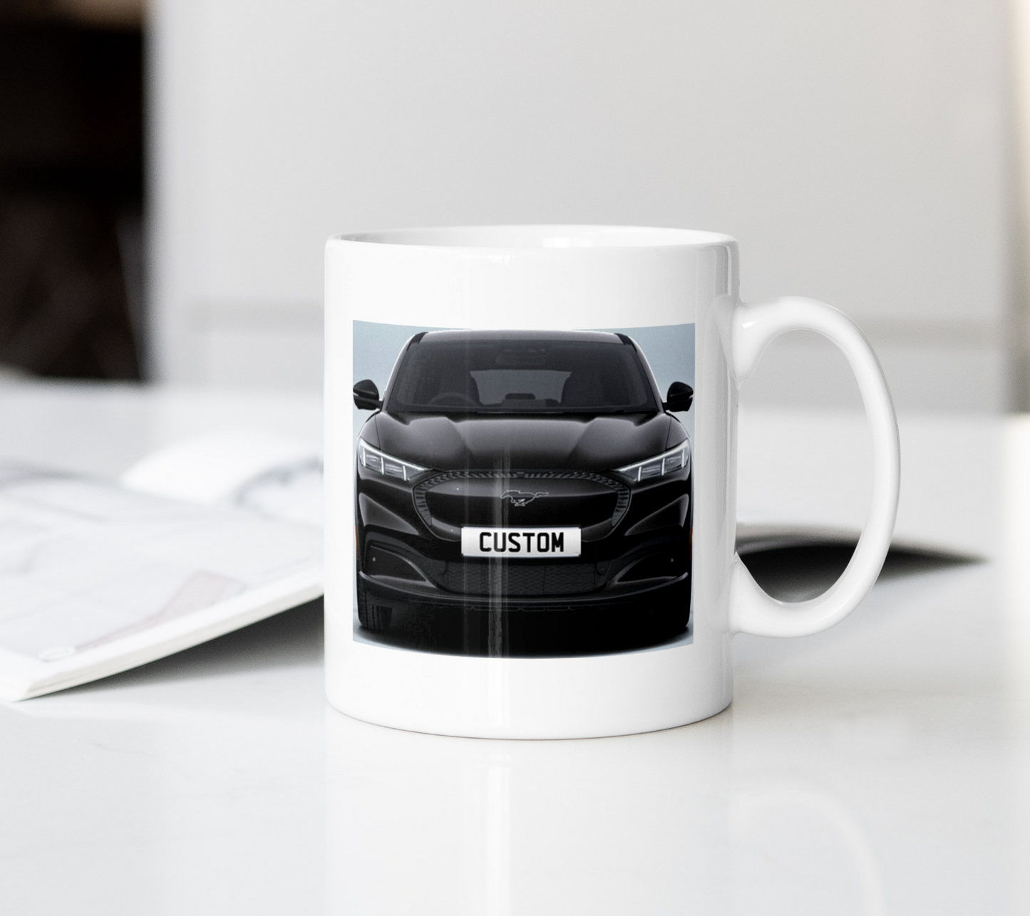 Personalised Ford Mustang Mach-E Select Mug Gift - Choose Colour - FAST POST