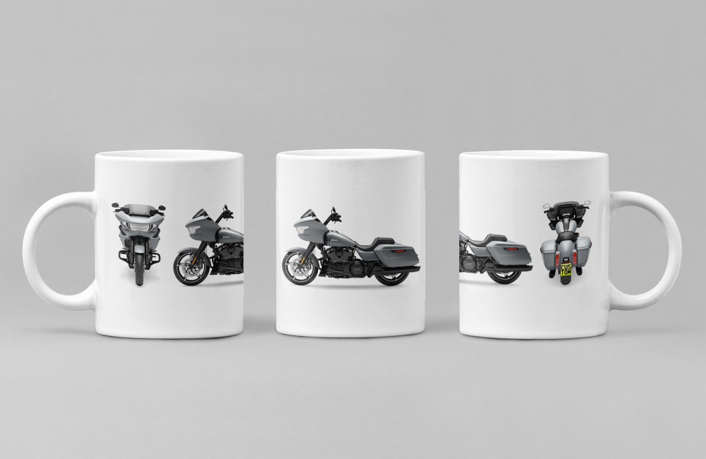 Personalised Harley Davidson CVO Road Glide 2024 Motorcycle Mug - Colour Choice