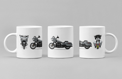 Personalised Harley Davidson CVO Road Glide 2024 Motorcycle Mug - Colour Choice