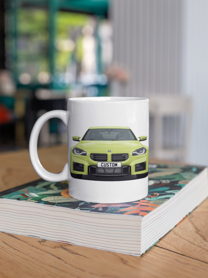 Personalised BMW M2 Coffee Mug Gift - Choose Colour - FAST POST