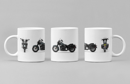 Personalised Harley Davidson Heritage Classic 2025 Motorcycle Mug Colour Choice
