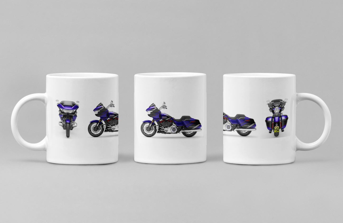 Personalised Harley Davidson CVO Road Glide 2025 Motorcycle Mug - Colour Choice