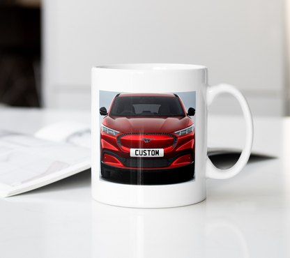 Personalised Ford Mustang Mach-E Select Mug Gift - Choose Colour - FAST POST