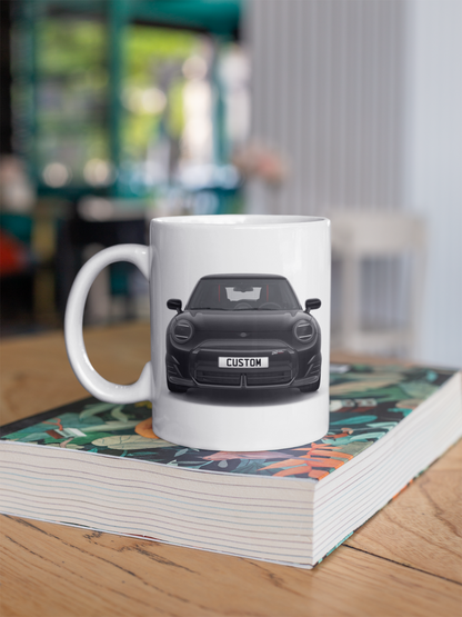 Personalised Mini All Electric Mini Cooper SE Sport Mug Gift - Choose Colour