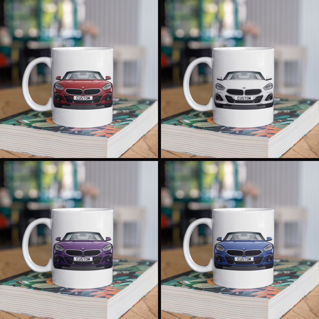 Personalised BMW Z4 M Sport Coffee Mug Gift - Choose Colour - FAST POST
