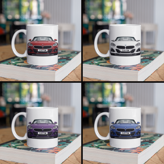 Personalised BMW Z4 M Sport Coffee Mug Gift - Choose Colour - FAST POST