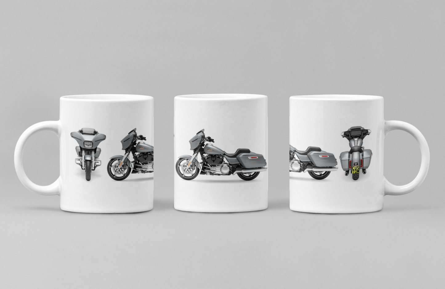 Personalised Harley Davidson Motorcycle Street Glide 2025 Mug Colour Choice