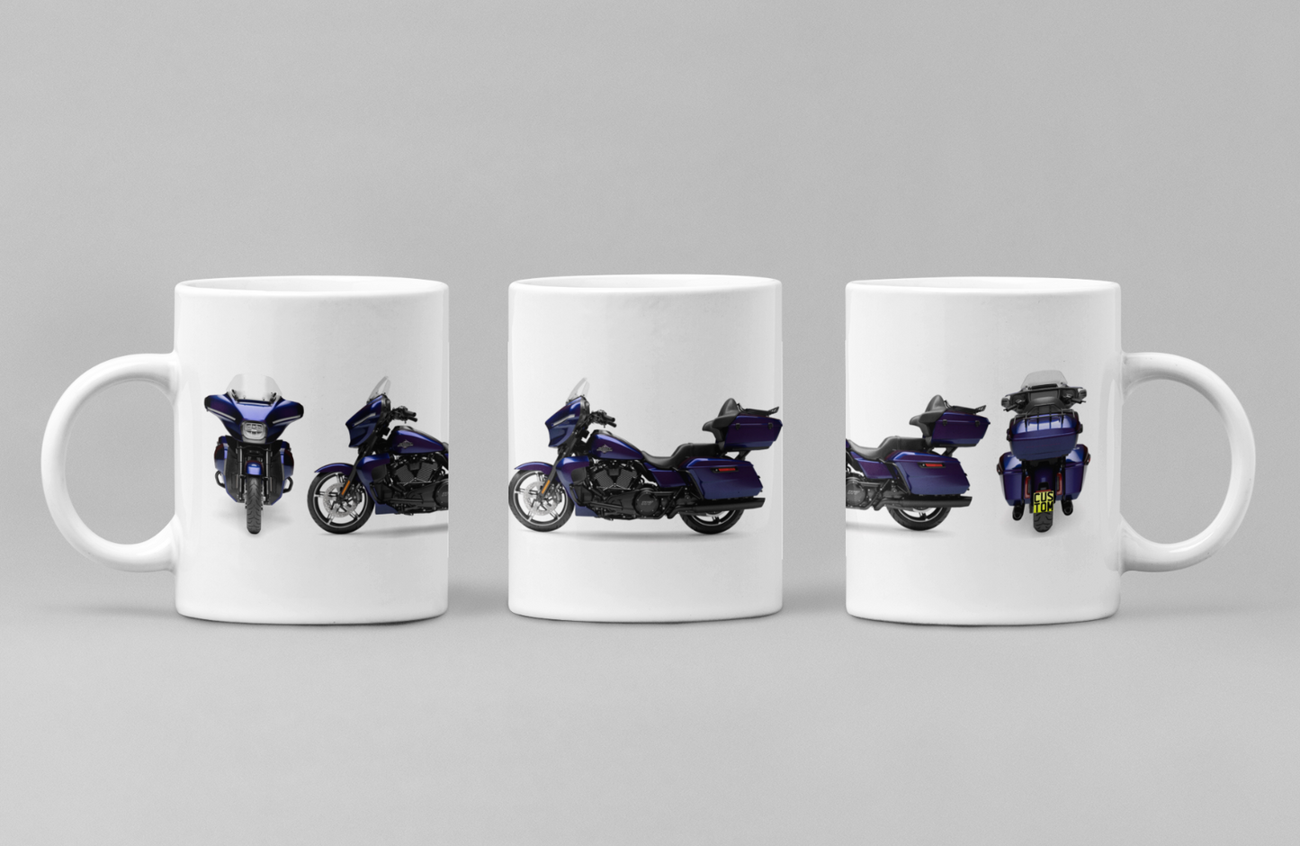 Personalised Harley Davidson Motorcycle Street Glide Ultra Mug Colour Choice