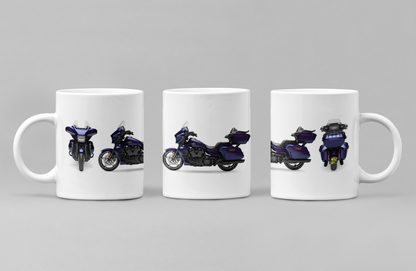 Personalised Harley Davidson Motorcycle Street Glide Ultra Mug Colour Choice