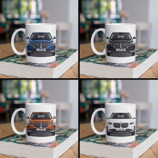 Personalised BMW X1 Sport Coffee Mug Gift - Choose Colour - FAST POST