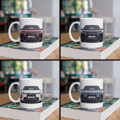 Personalised BMW iX M Sport Coffee Mug Gift - Choice Colour - FAST POST