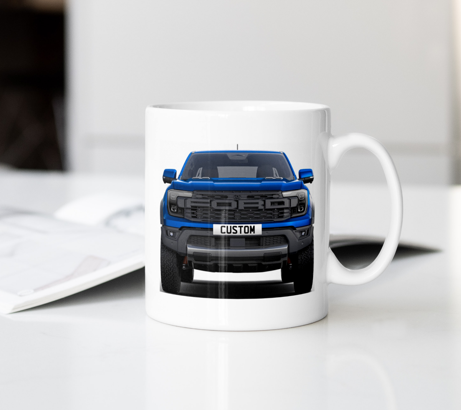 Personalised Ford Ranger Raptor Coffee Mug Gift - Choose Colour - FAST POST