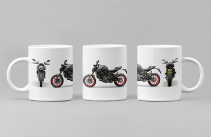Personalised Ducati Monster Motorcycle Coffee Mug - Choose Model & Colour