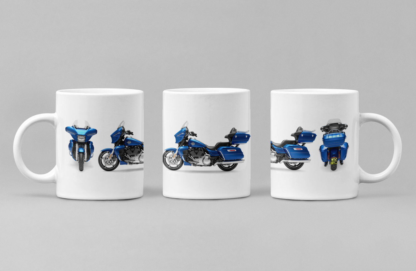 Personalised Harley Davidson Motorcycle Street Glide Ultra Mug Colour Choice