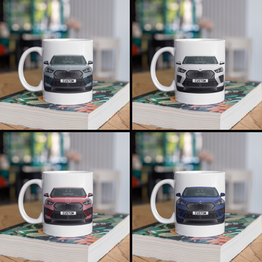 Personalised BMW iX2 Shadow Edition Coffee Mug Gift - Choice Colour - FAST POST