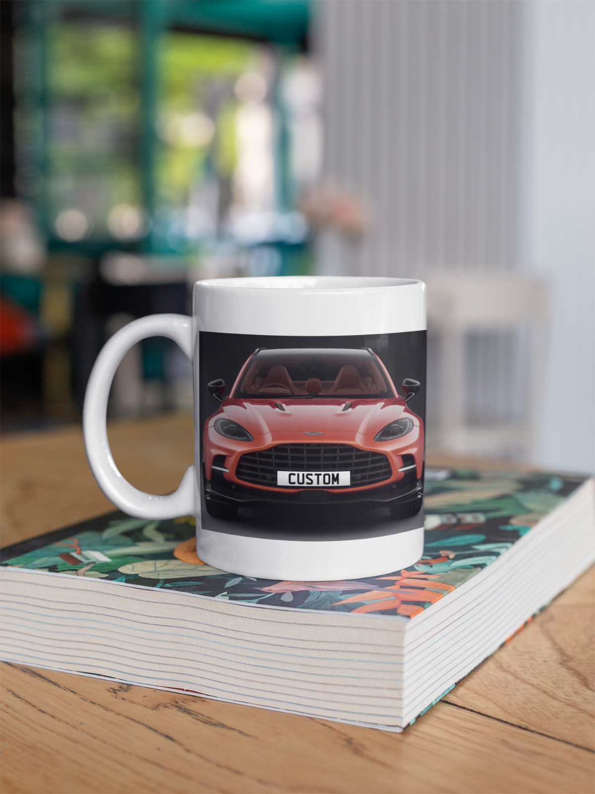 Personalised Aston Martin DBX 707 Coffee Mug Gift Choose Colour - FAST POST