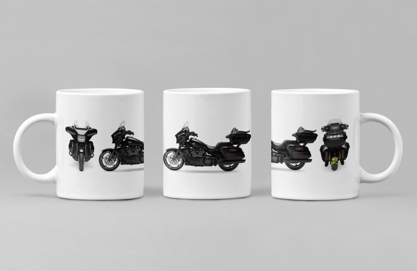 Personalised Harley Davidson Motorcycle Street Glide Ultra Mug Colour Choice