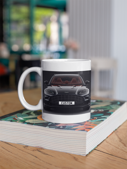 Personalised Aston Martin DBX 707 Coffee Mug Gift Choose Colour - FAST POST