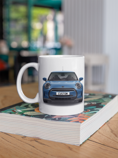 Personalised Mini 3-Door Hatch Cooper Classic Mug Gift - Choose Colour FAST POST