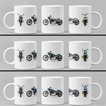 Personalised Harley Davidson Breakout 2024 Motorcycle Coffee Mug - Colour Choice