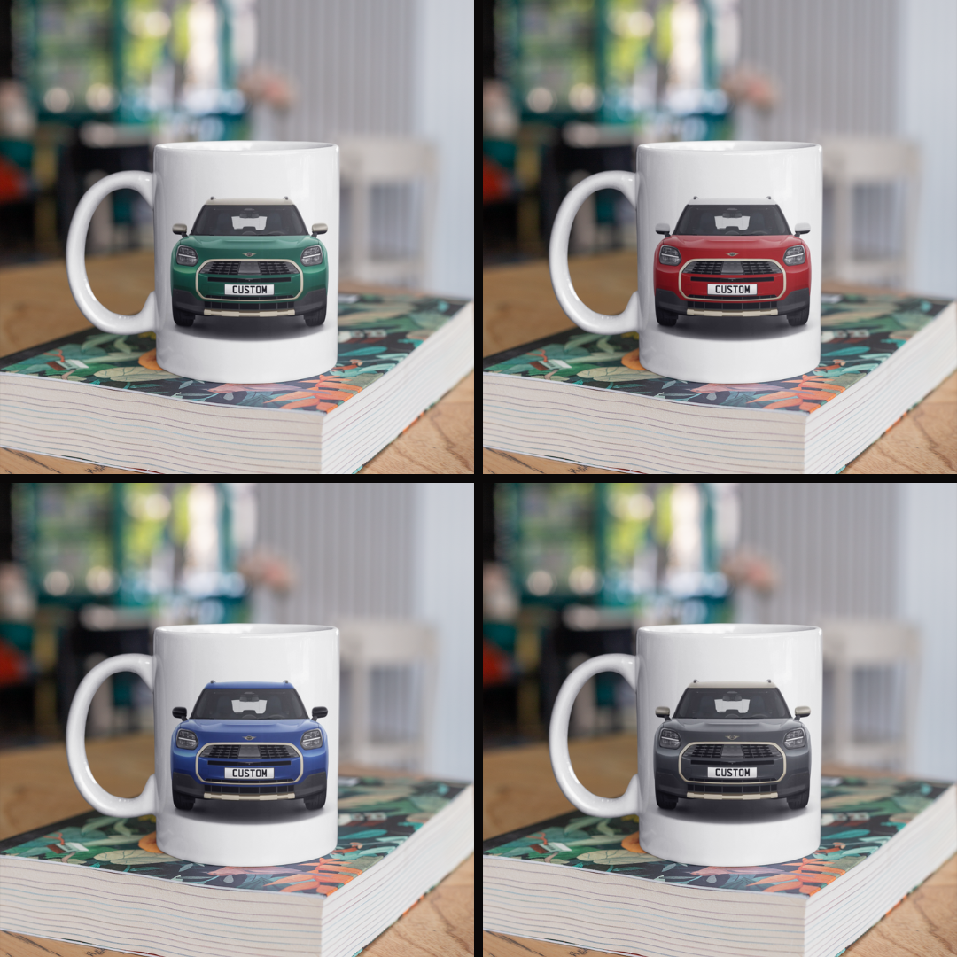 Personalised Mini Countryman C Exclusive Coffee Mug Gift - Choose Colour