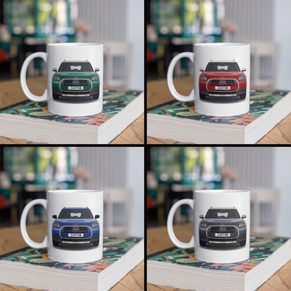 Personalised Mini Countryman C Exclusive Coffee Mug Gift - Choose Colour