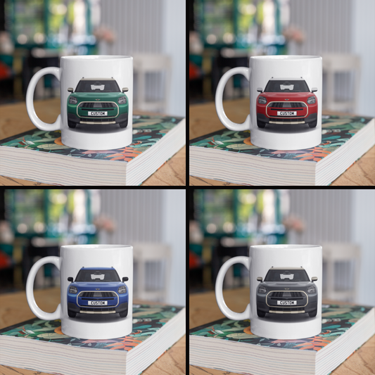 Personalised Mini Countryman C Exclusive Coffee Mug Gift - Choose Colour