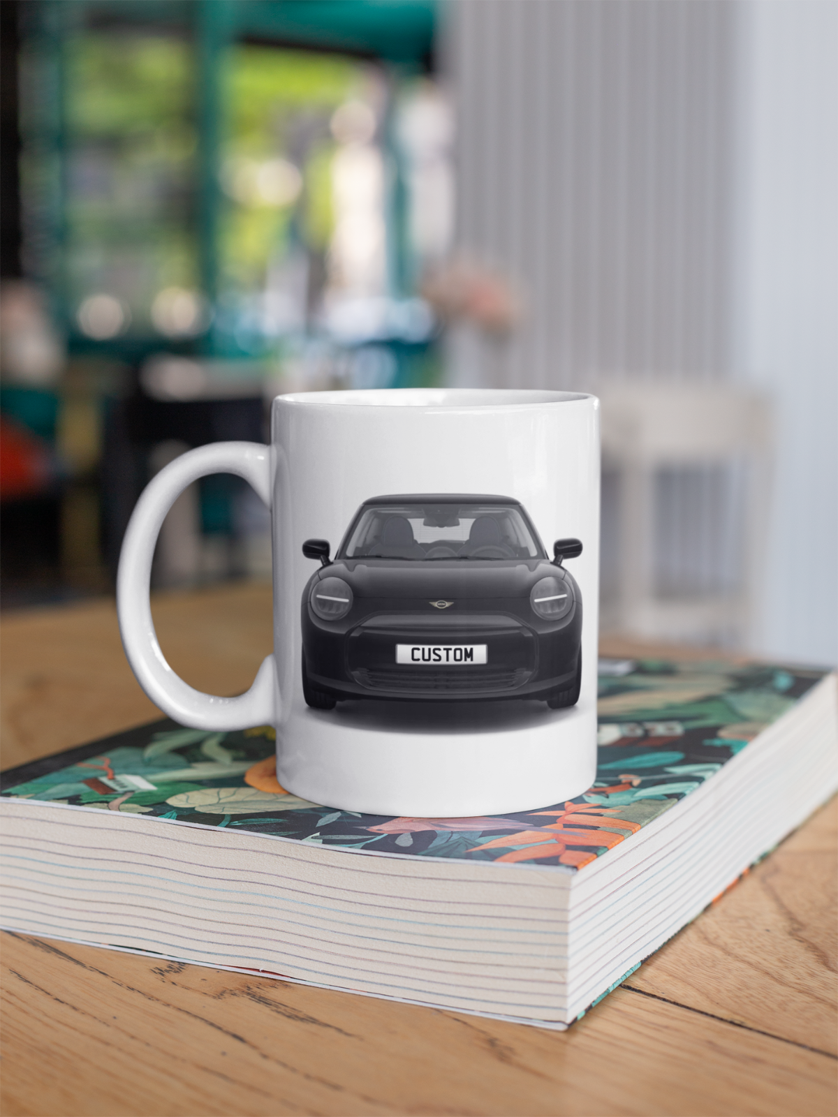Personalised Mini All Electric Mini Cooper E Classic Mug Gift - Choose Colour