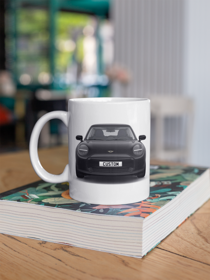 Personalised Mini All Electric Mini Cooper E Classic Mug Gift - Choose Colour